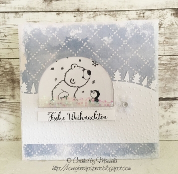 GRATIS! My Favorite Things - Stanzschablone Schneekugel Die-namic Snow Globe Die inkl. 10 Stück Clear Pouches