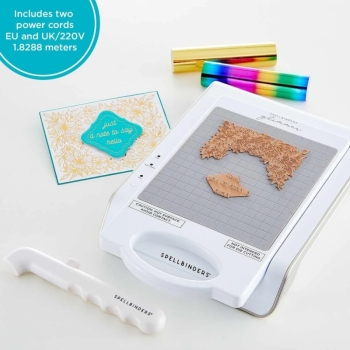 Spellbinders Glimmer Hot Foil System + Magnetic Pick-up Tool UK/EU verbesserte Version (Versandkostenfrei !)