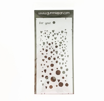 Gummiapan Stencil Kunststoffschablone For You 10x21cm