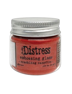 GRATIS! Ranger Distress Embossing Glaze Crackling Campfire