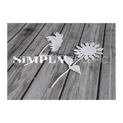 Simply Graphic Stanzschablonen Sonnenblumen Tournesols