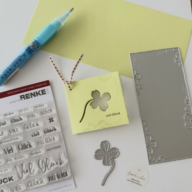 Preview: LaCreativ Cardstock Bastelpapier 220g/m² DIN A4 in Struktur light-yellow 5 Bogen