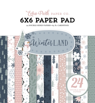 Echo Park Paper Papierblock Winterland 6x6"