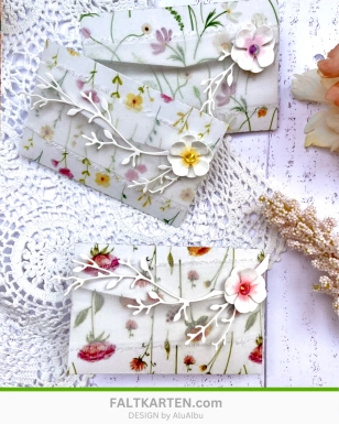 Preview: LaCreativ Designpapier Zarte Frühlingsblumen Paper Pack 6x6" - 24 Bogen