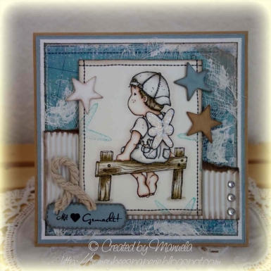 Preview: GRATIS! Magnolia Clingstempel Sea & Summer Barefoot Edwin