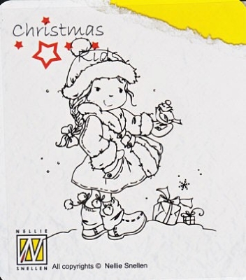Nellie's Choice - Clearstempel Christmas birdie