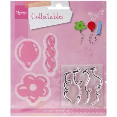 Marianne Design Stanzen und Clearstempel Collectables Dies Balloons