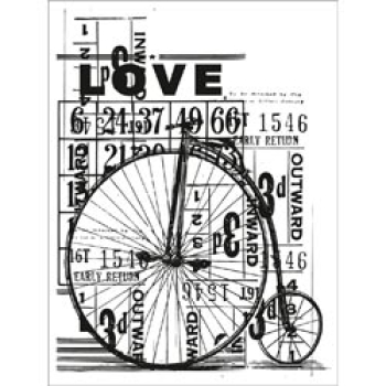 Kaisercraft Clearstempel Vintage Love