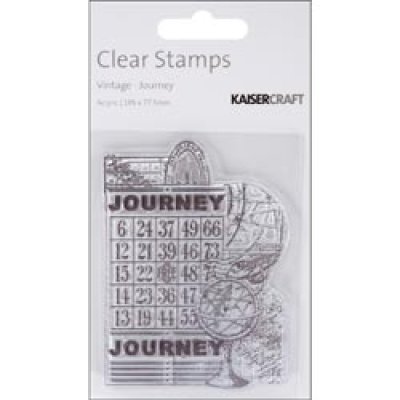 GRATIS! Kaisercraft Clearstempel Vintage Journey