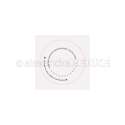 Alexandra Renke Prägefolder Typo Kreis Sternchen-Zauber 15.0cm PRE-ORDER Lieferbar ab 20.10.2025