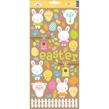 Doodlebug Design - Easter Parade Stickers 6x13"