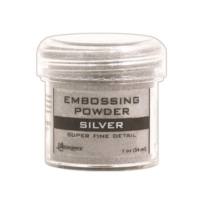 Ranger Embossingpulver Super Fine Detail Silver Silber Embossing Powder