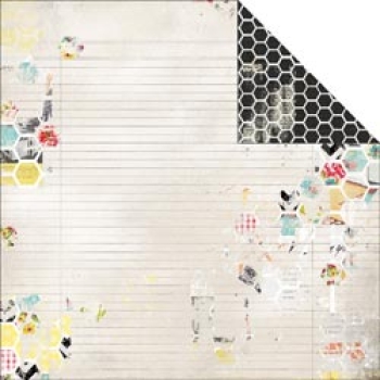 Glitz Design Papier Cashmere Honeycomb 12x12
