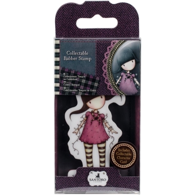 GRATIS! Docrafts - Santoro Gorjuss Clingstempel Mini Rubber Stamp Fairy Lights