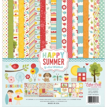 Echo Park Paper Papierkit Happy Summer Collection Kit 12x12"