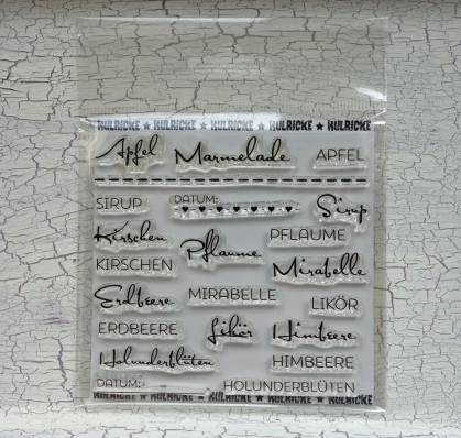 Kulricke Clearstempelset Früchte