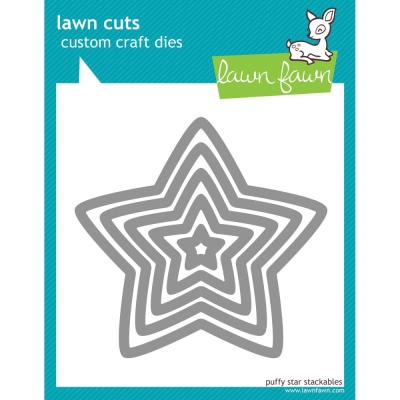 Lawn Fawn Stanzschablonen Sterne Puffy Stars Craft Dies