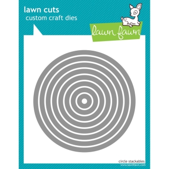 Lawn Fawn - Stanzschablonenset Kreise Lawn Cuts Circles Dies 8 Stück
