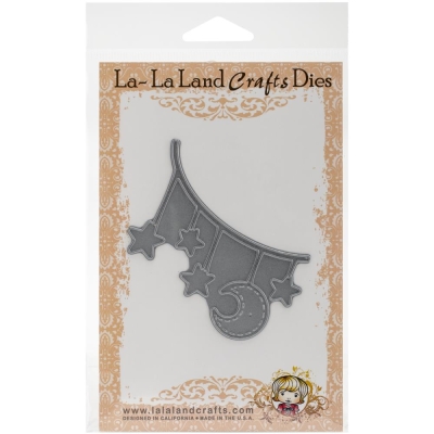 La-La Land Crafts - Stanzschablone Moon & Stars Banner Die