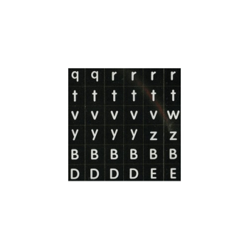 GRATIS! Kaisercraft - Mini Alphabet Stickers