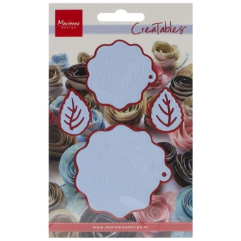 Marianne Design Stanzschablonen Rose Buds & Leaves Creatables Dies