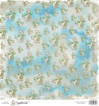 GRATIS! Magnolia Papier Princes & Princesses Prince Dragon 12x12"