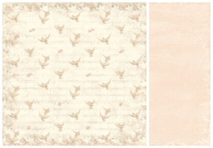 GRATIS! Pion Design Papier From my Heart II Homing Pigeons 12x12"