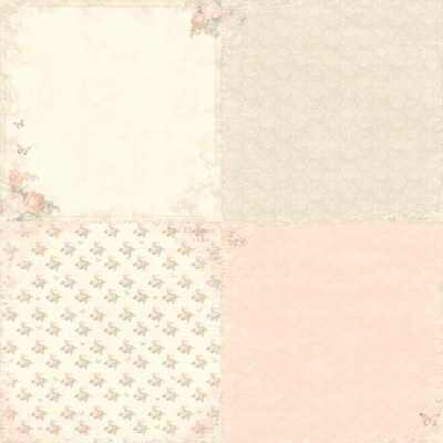 GRATIS! Pion Design Papier From my Heart II Roses 4 designs 12x12"