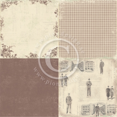 Pion Design Papier For Father Kostym 4 designs 12x12"