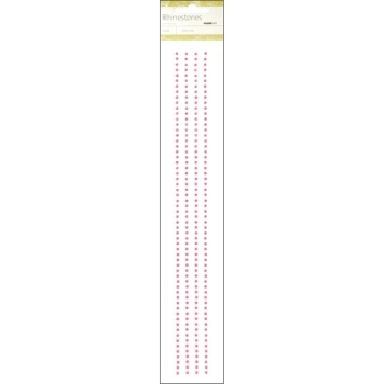 Kaisercraft Strass-Steine pink selbstklebend in Streifen