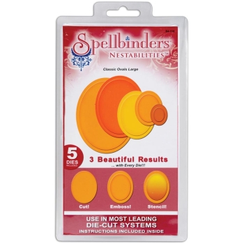 Spellbinders Nestabilities Stanzen Classic Ovals Large Dies