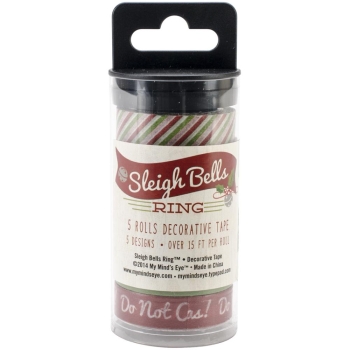 My Mind's Eye - Sleigh Bells Ring Decorative Tape - 5 Rollen