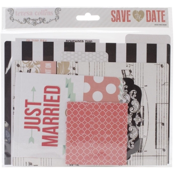 GRATIS! Teresa Collins - Save The Date Cardstock File Folders & Cards