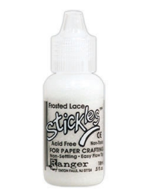 GRATIS! Ranger Stickles Glitter Glue Frosted Lace