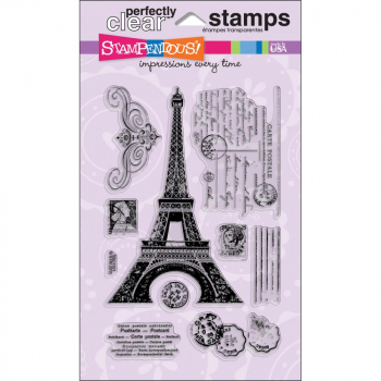 Stampendous - Clearstempel Set Eiffel Tower Clear Stamps