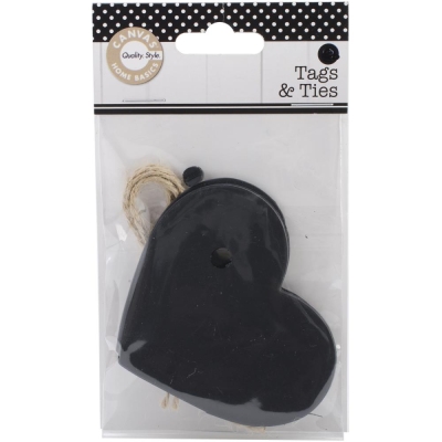 GRATIS! Canvas Corp. Geschenksanhänger Tags & Ties Heart Chalkstock - 10 Stück
