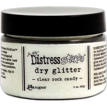 Ranger Distress Stickles Dry Glitter Clear Rock Candy