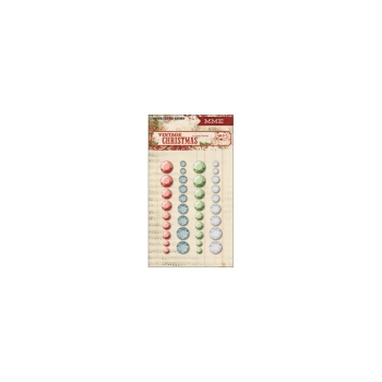 My Mind's Eye - Halbperlen Vintage Christmas Faceted Gems