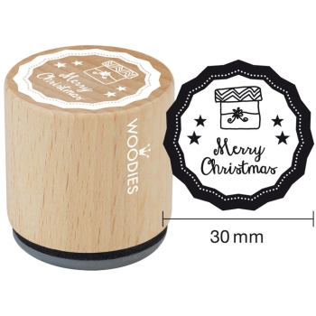 Woodies Holzstempel Merry Christmas
