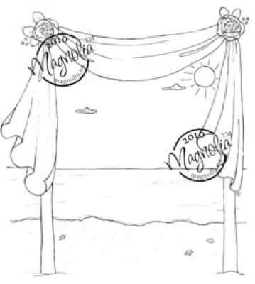 Magnolia Clingstempel Wedding Collection 9.5x10.5cm