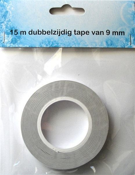 Nellie's Choice Doppelseitiges Klebeband 9mm x 15m