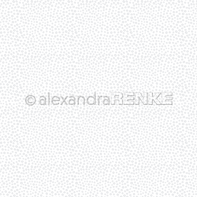 Alexandra Renke Papier Punktemuster Lenas Grau 12x12"