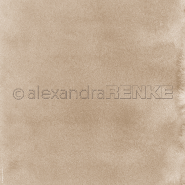 Alexandra Renke Designpapier Mimis Kollektion Aquarell Gold 12x12"
