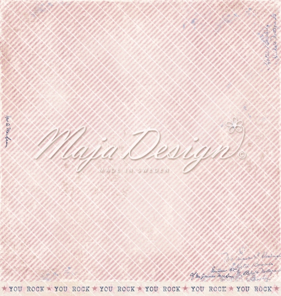 GRATIS! Maja Design Papier Denim & Girls Snapshots Girls in Jeans 12x12"