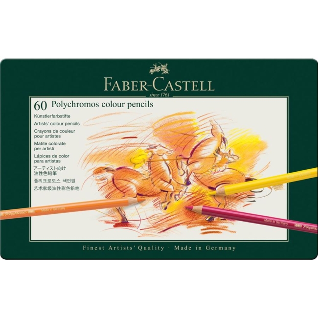 Faber-Castell Polychromos Farbstifte 60er Set PRE-ORDER Lieferbar ab 17.02.2026