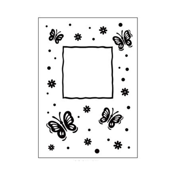 Darice Prägeschablone Schmetterling Embossing Folder 10.7x14.6cm