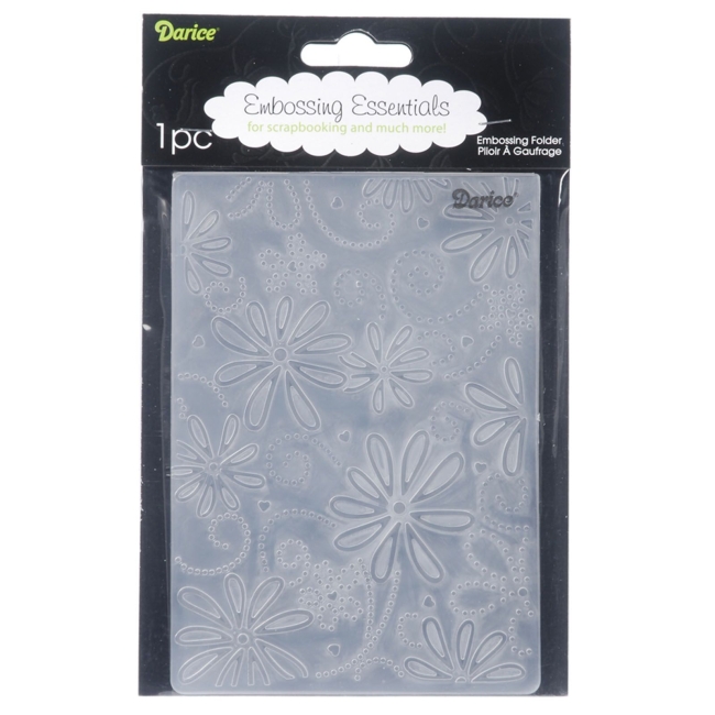 Darice Prägeschablone Large Petal Embossing Folder 10.7x14.6cm