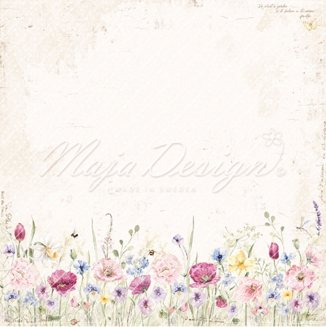 Maja Design Papier Spring Garden Flower Bed 12x12"