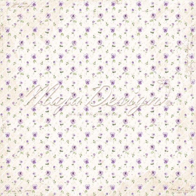 Maja Design Papier Spring Garden Violets 12x12"