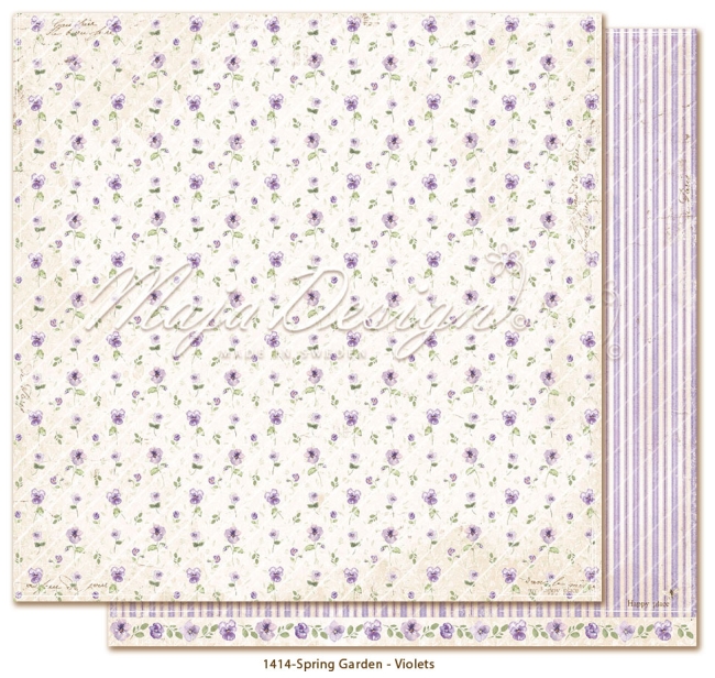 Maja Design Papier Spring Garden Violets 12x12"